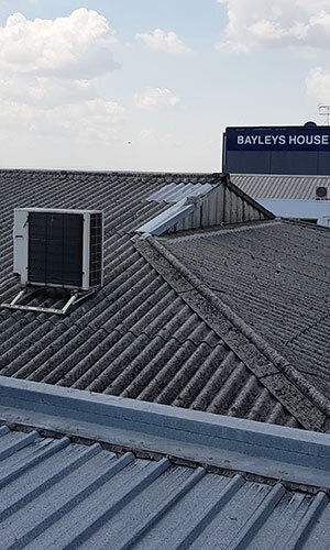 asbestos roof to be removed