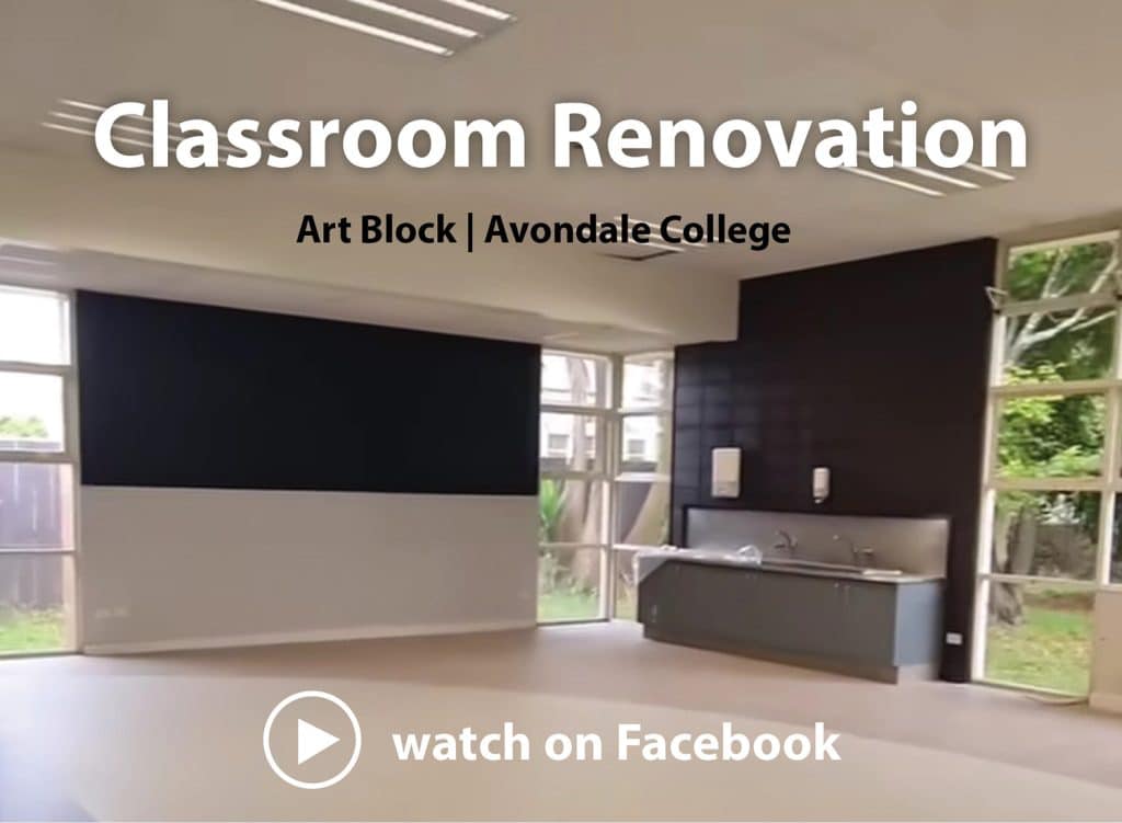 art block classroom renovation