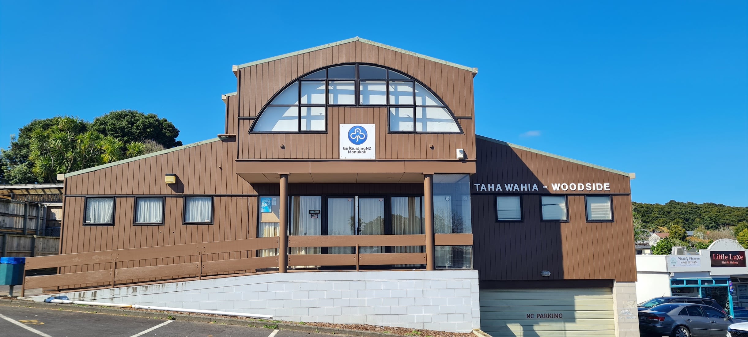 Auckland Girl Guide Hall after re-cladding done by Max Style- successful exterior renovation project